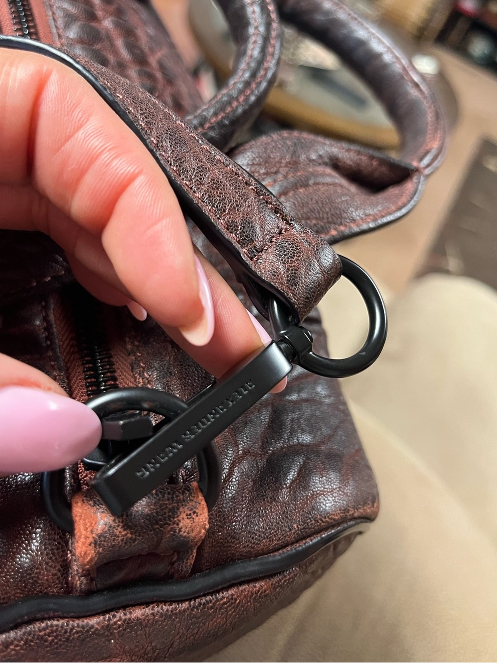 Authentic Alexander Wang Raisin Black Hardware - Picture 9 of 12